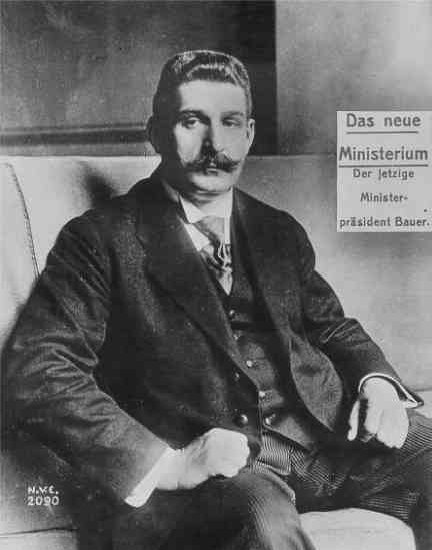 Portrait Gustav Bauer